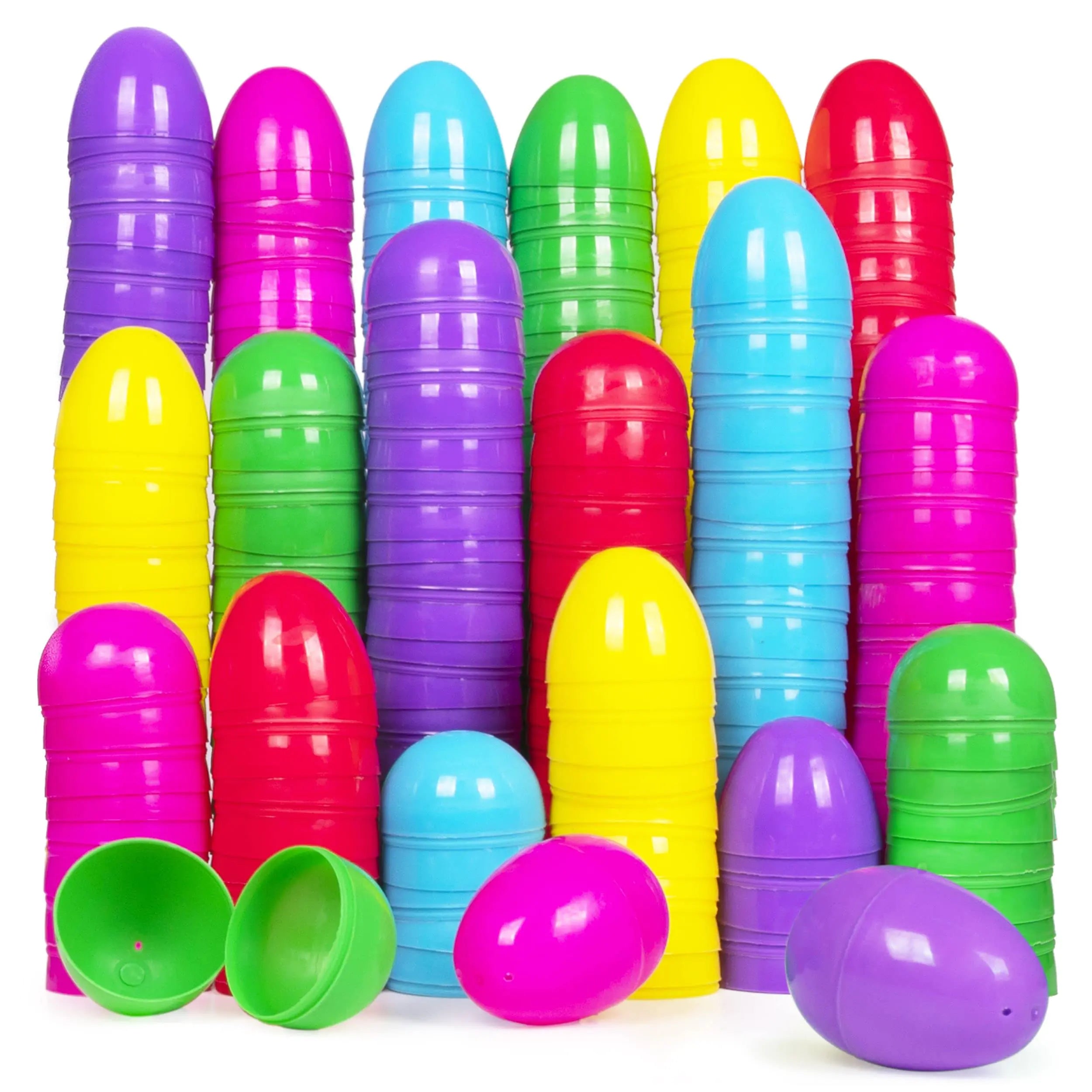 Giraffe -150 Pack Bulk Plastic Easter Eggs Assortment for Easter Basket Stuffers - Bright Color for Candy Treats - Perfect for Easter Egg Hunt Or Easter Theme Party Favor