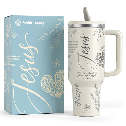 Faith Inspired 40oz Stainless Steel Christian Tumbler