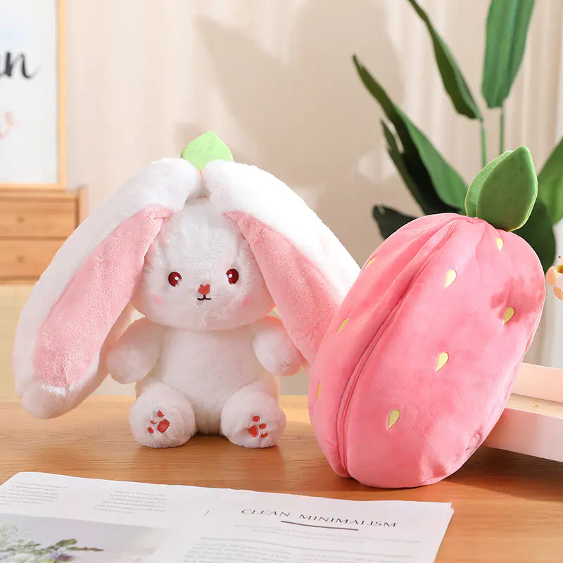 Cute Bunny zip-up plushie